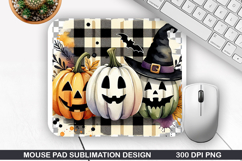 Mouse Pad Sublimation, Halloween Mouse Pad PNG Design Product Image 1