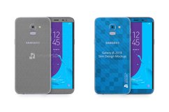Samsung Galaxy J6 Vinyl Skin Design Mockup 2018 Product Image 2