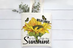 Wildflower in Love with the Sunshine | Watercolor Sunflower Product Image 2
