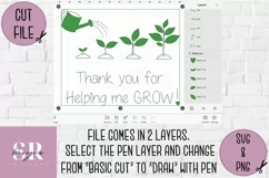 Thank you teacher card | Paper cutting | teacher card SVG Product Image 5