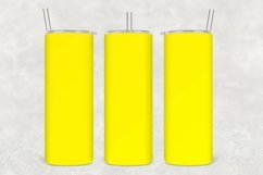 Pure Yellow Tumbler Wrap Sublimation Product Image 1