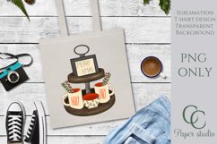 Sublimation design Christmas farmhouse Two tier tray display Product Image 2