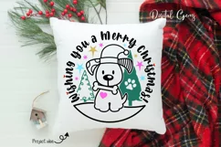 Christmas Dog design SVG / EPS / DXF / PNG Files Product Image 4