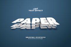 Editable text effect, paper text Product Image 1