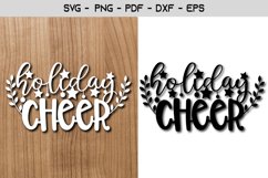 Christmas Paper Template SVG Design Product Image 1