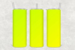 Pale Yellow Tumbler Wrap Sublimation Product Image 1