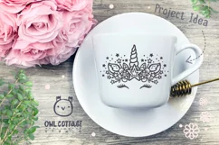 Unicorn Face Svg, Unicorn Cut File, Star Unicorn Product Image 12