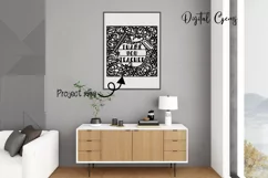 Thank you,Teacher paper cut design SVG / DXF / EPS / PNG Product Image 4