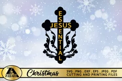 Jesus Essential SVG PNG EPS DXF Jesus SVG Cross SVG Quotes Product Image 2