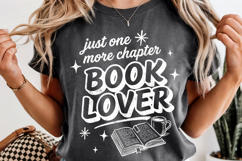 Just One More Chapter PNG Book Lover Reading Product Image 10
