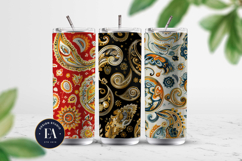 Indian Floral Mandala Pattern Digital paper | Traditional Product Image 2