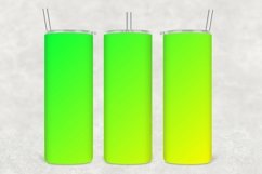 Green Yellowish Tumbler Wrap Sublimation Product Image 1