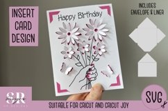 3D Birthday card insert design| Paper cutting |Cricut Card Product Image 1