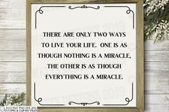 There are only two ways to live life | Everything is a Mirac Product Image 1