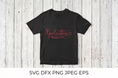 Happy Galentine's Day. Valentines day SVG cut file, PNG Product Image 2