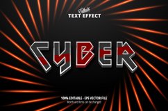 Editable text effect, cyber text Product Image 1