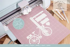 Bike & Sign x 2 - SVG Papercut Cutting File Product Image 2