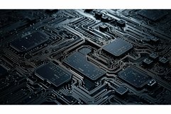 interconnected technology abstract grey Product Image 1