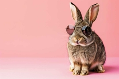 Cool bunny with glasses on the eve of Easter Product Image 1