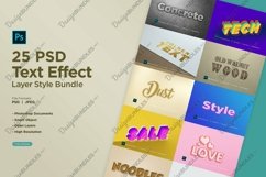 25 Text Effect Layer Style Bundle Vol-01 Product Image 1