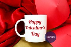 White Coffee Mug mockup Valentine's Day PSD & JPG Product Image 2
