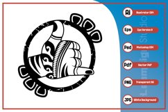 Shaka sign logo - Vector illustration Product Image 1