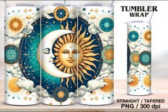 Day&amp;Night Tumbler Sublimation, 20 oz Tumbler Wrap Product Image 4