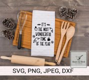 The Most Wonderful Time Christmas Cut Files Product Image 2