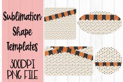 Black and Orange Halloween Sublimation Templates Product Image 1
