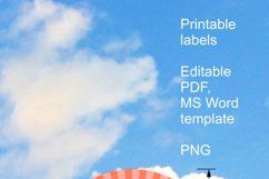Summer Colors Round Labels 2.5 in for A4 and US Letter Product Image 6