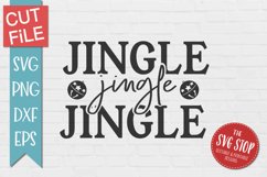 Jingle Jingle Jingle | Ladies Christmas T-shirt SVG Product Image 1