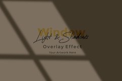 Window Sunlight Shadow Overlay Effect Mockup Product Image 1