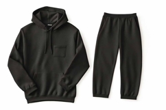black Hoodie Mockup Hooded Sweatshirt Mockup Product Image 1