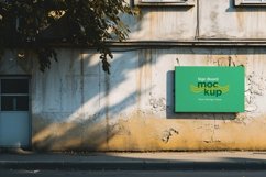 Sign Board Mockup on Building Wall Product Image 1