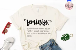 Feminist Definition - Women Empowerment EPS SVG DXF PNG Product Image 2