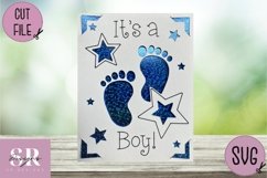 It’s a boy card insert design| Paper cutting | Cricut Joy s Product Image 2