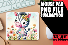 Playful Mouse Pad Sublimation PNG, Animals Product Image 1