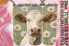 Vibrant Flowers and Funny Animals Sublimation Cup Product Image 1