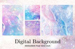 Water Bubbles Background Rainbow Water Drop Wallpaper Product Image 1