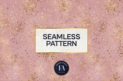 Pink Gold Shimmer Digital Paper, Glitter Texture Product Image 3