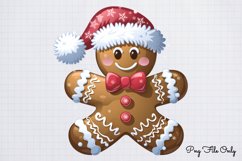 Gingerbread Man Clipart PNG Product Image 1
