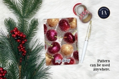 Glitter Coquette Cherry Pattern | Sparkly Glam Texture Paper Product Image 4