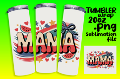 High-Quality Tumbler PNG , Mama Product Image 1