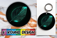 Neon Wonderland: Circle Artistry Sublimation Design PNG Product Image 1
