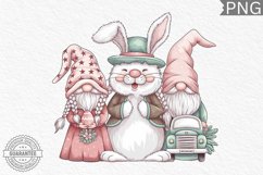 Easter Bunny Gnome Sublimation - Clipart PNG Bundle Product Image 9