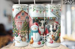 Farm Animals Tumbler Wrap - Christmas Tumbler Design Product Image 1
