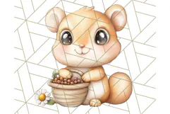 Woodland Nursery Baby Animals And Fantasy Forest PNG Clipart Product Image 4