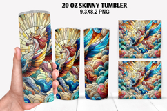 Skinny Tumbler 20oz Wrap Design, Summer Tumble PNG Design Product Image 1