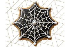 Halloween Cookie Clipart PNG, Spooky Sugar Treat Art Product Image 4