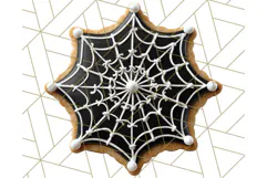 Halloween Cookie Clipart PNG, Spooky Sugar Treat Art Product Image 4